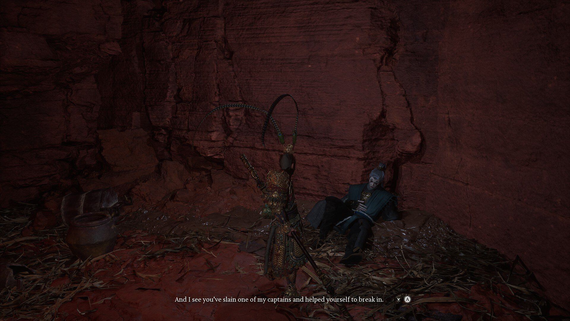 The Prisoner in Black Myth Wukong's Pagoda Realm (Image via GameScience)